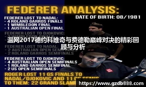 温网2017德约科维奇与费德勒巅峰对决的精彩回顾与分析